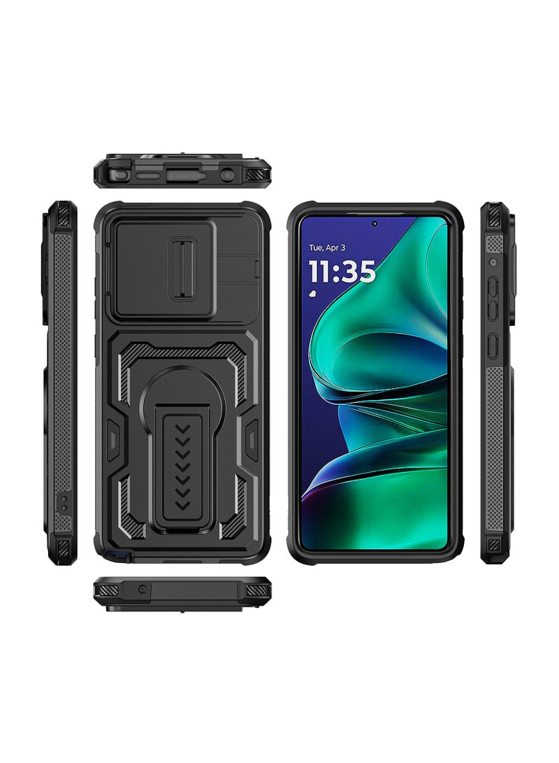 عام غطاء مناسب لهاتف Moto G Stylus 5G - تصميم نافذة ضغط لحماية العدسة - حامل قابل للطي - تركيب دقيق - مقاوم للسقوط والتآكل - Image 1