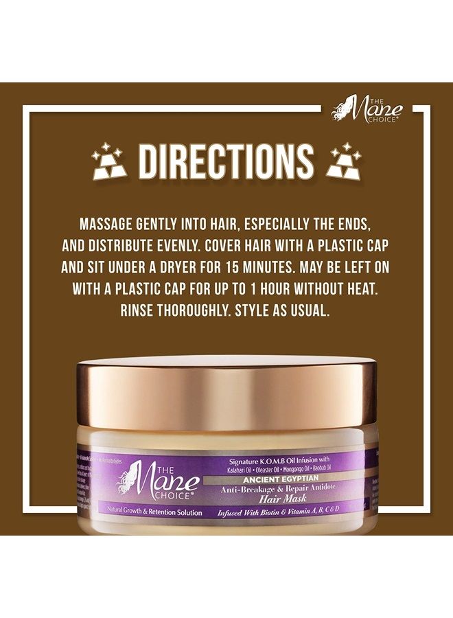 THE MANE CHOICE قناع الشعر المصري القديم المضاد للكسر والإصلاح، 8 أونصة - Image 5