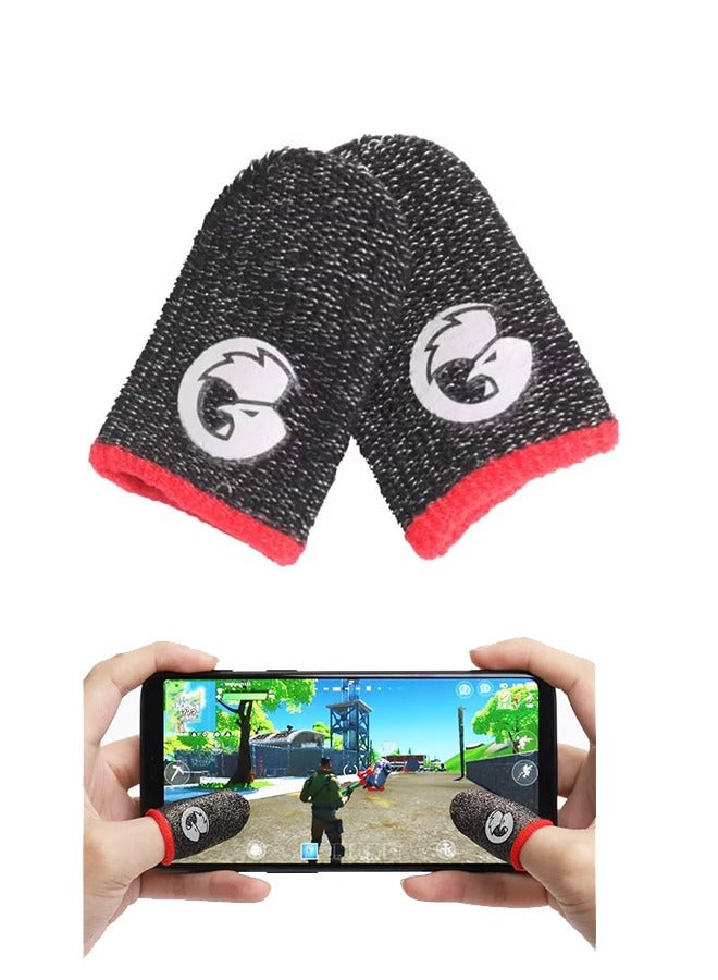 Talons Mobile Game Controller Finger Sleeve Sets , Anti-Sweat Breathable Full Touch Screen Sensitive Joysticks Finger - Image 1