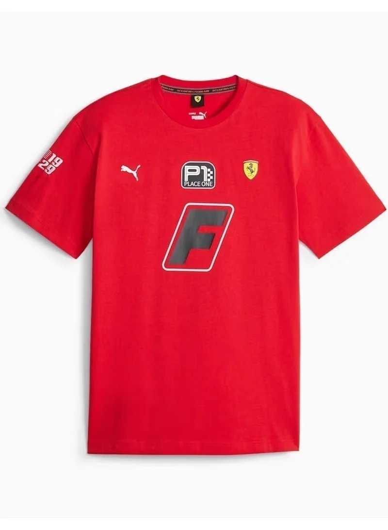 Scuderia Ferrari  Scuderia Ferrari Race Garage Crew Short Sleeve T-Shirt for Men | Best Price UAE