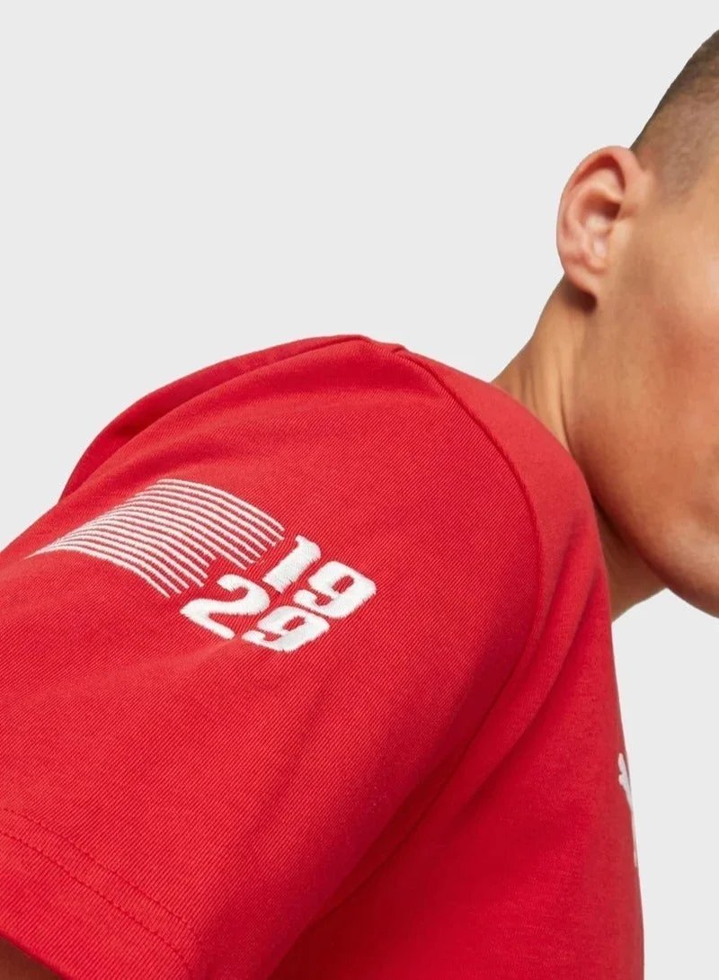 Scuderia Ferrari  Scuderia Ferrari Race Garage Crew Short Sleeve T-Shirt for Men | Best Price UAE