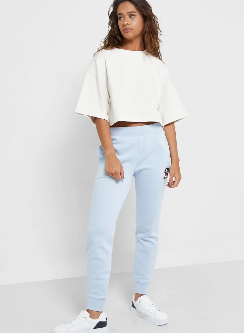 TOMMY HILFIGER High Waist Logo Pants