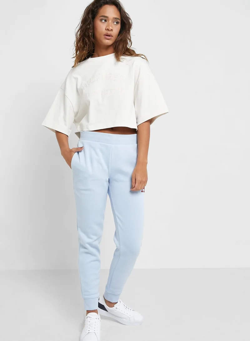 TOMMY HILFIGER High Waist Logo Pants