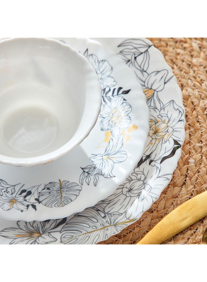 Home Box Atlanta Forest 12-Piece Opal Dinnerware Set 25 x 2 x 25 cm - Image 4