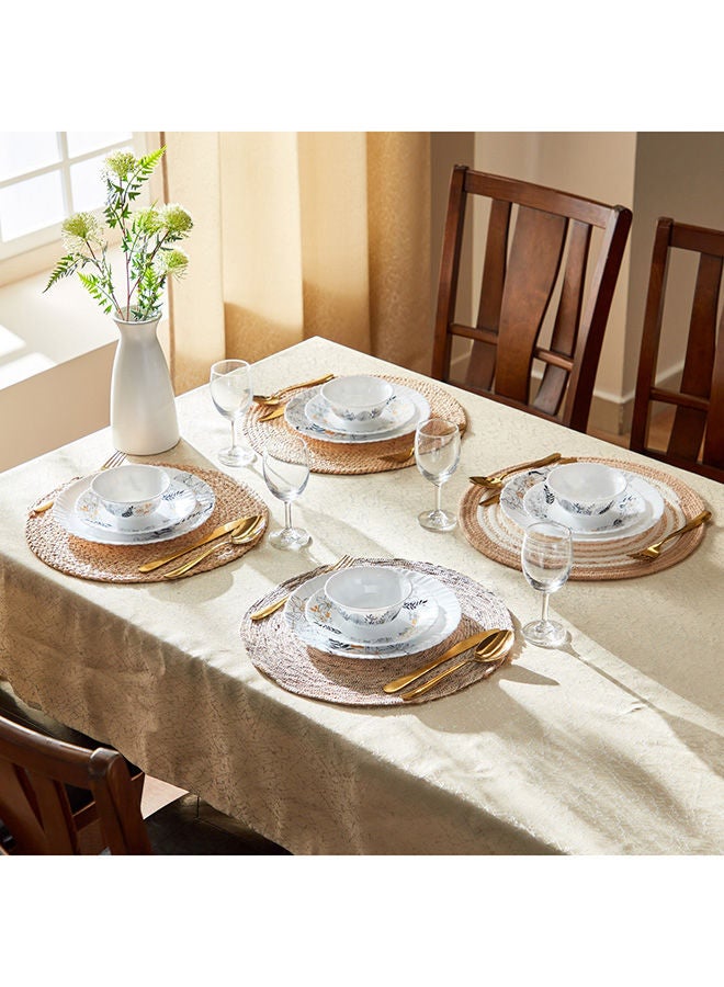 Home Box Atlanta Forest 12-Piece Opal Dinnerware Set 25 x 2 x 25 cm - Image 1