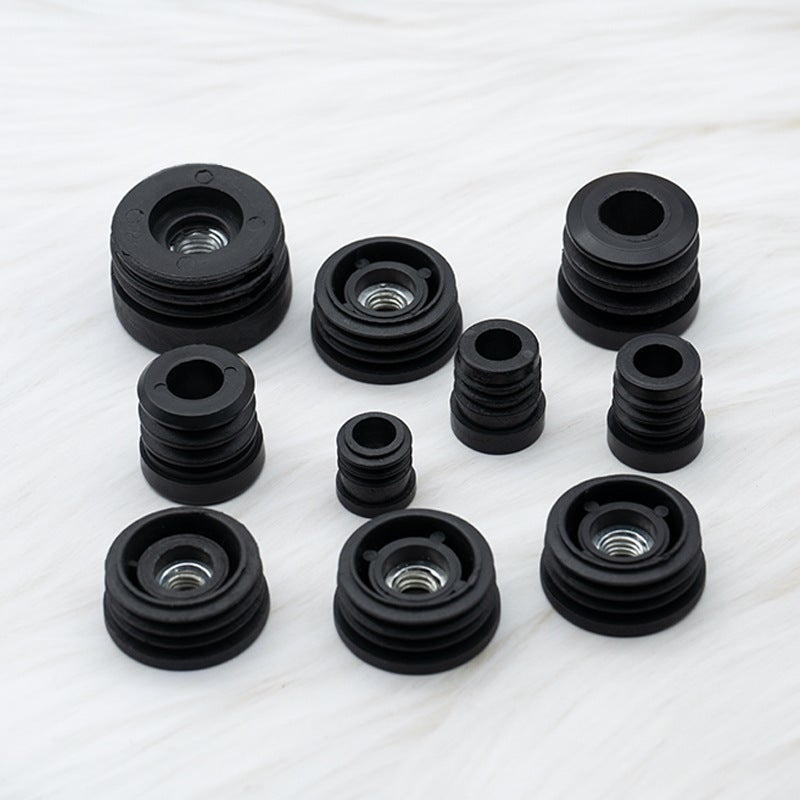 Round Nut Stainless Steel Hole Plug Wear-Resistant Round Pipe Plug Anti-Slip Plastic Adjustment Plug Pp Inner Plug Furniture Bulkhead - Image 5