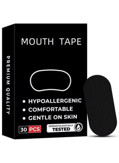 ATRJSZ 30Pcs Mouth Tape Sleeping Keep Mouth Close Prevent Snoring Gentle Sleep Strip for Home Travel Mouth Tape Mouth Tape for Sleeping  - Image 1