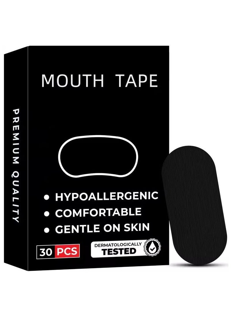 ATRJSZ 30Pcs Mouth Tape Sleeping Keep Mouth Close Prevent Snoring Gentle Sleep Strip for Home Travel Mouth Tape Mouth Tape for Sleeping  - Image 1