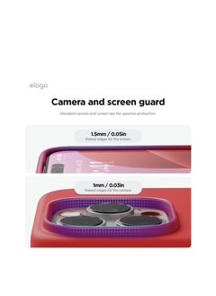 Generic Soft Silicon Mobile Magic Case with Microfiber Lining For Apple iPhone 16 Pro Max 6.7 Inch (Red)  - Image 2