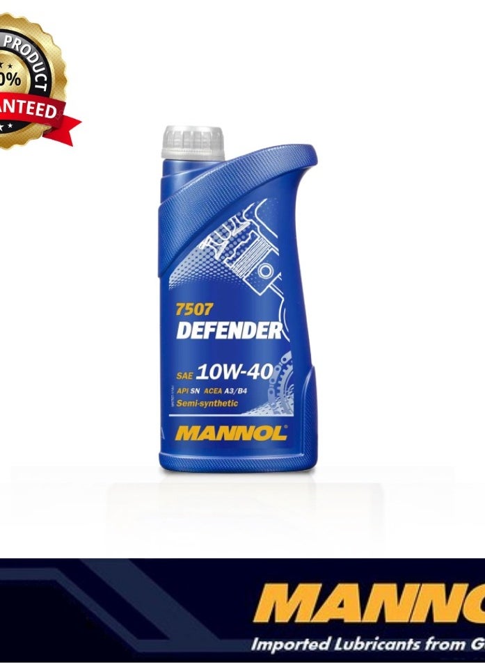 MANNOL Mannol Germany Engine Oil With Esters 7507 Defender 10W-40 1 Litre 