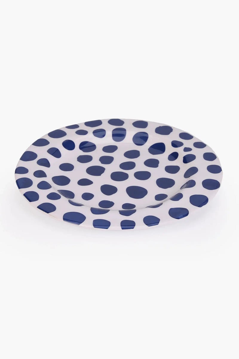 Melamine Dotted Dinner Plate (23 cm)