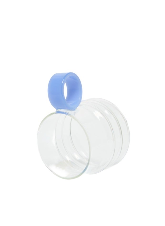 Prickly Pear Prickly Pear Blue Circle Handle Glass - Unique and Stylish Drinkware  - Image 2