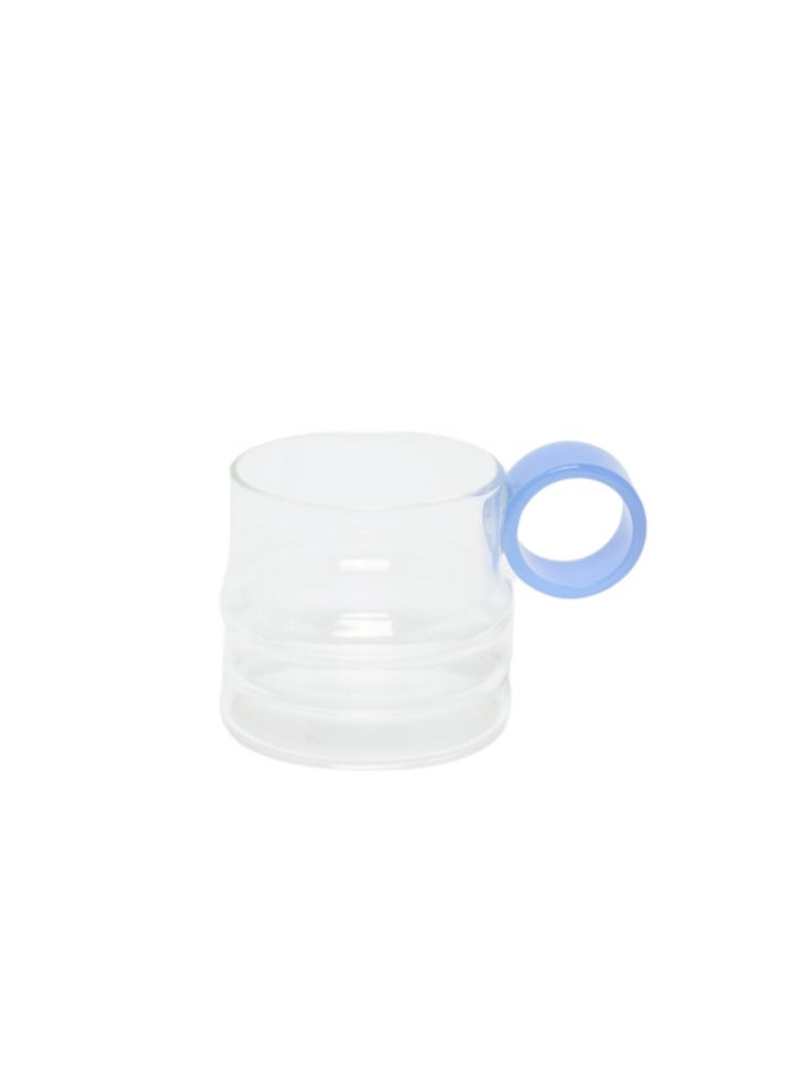 Prickly Pear Prickly Pear Blue Circle Handle Glass - Unique and Stylish Drinkware  - Image 1