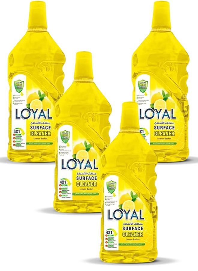 loyal Surface Cleaner 4x2400ML Lemon & Lime