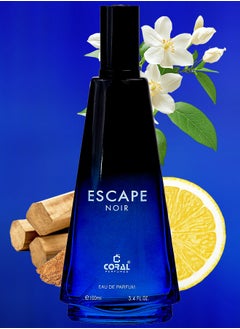 Coral Escape Noir Perfume for Men, Long Lasting Eau De Parfum, 100ml  - Image 3