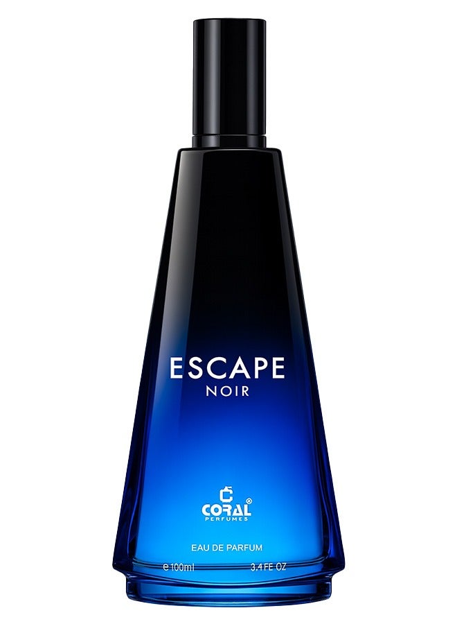 Coral Escape Noir Perfume for Men, Long Lasting Eau De Parfum, 100ml - Image 1