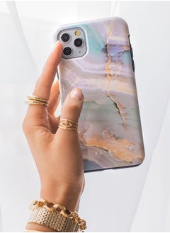 BURGA iPhone 15 Pro MAX Case, 2 Piece Hard Shell + TPU Silicone Interior, Shock Absorption, All Port Accessible, Raised Bezel For Screen & Camera Protection, Never Fading HQ Print,Shallow Sea  - Image 5