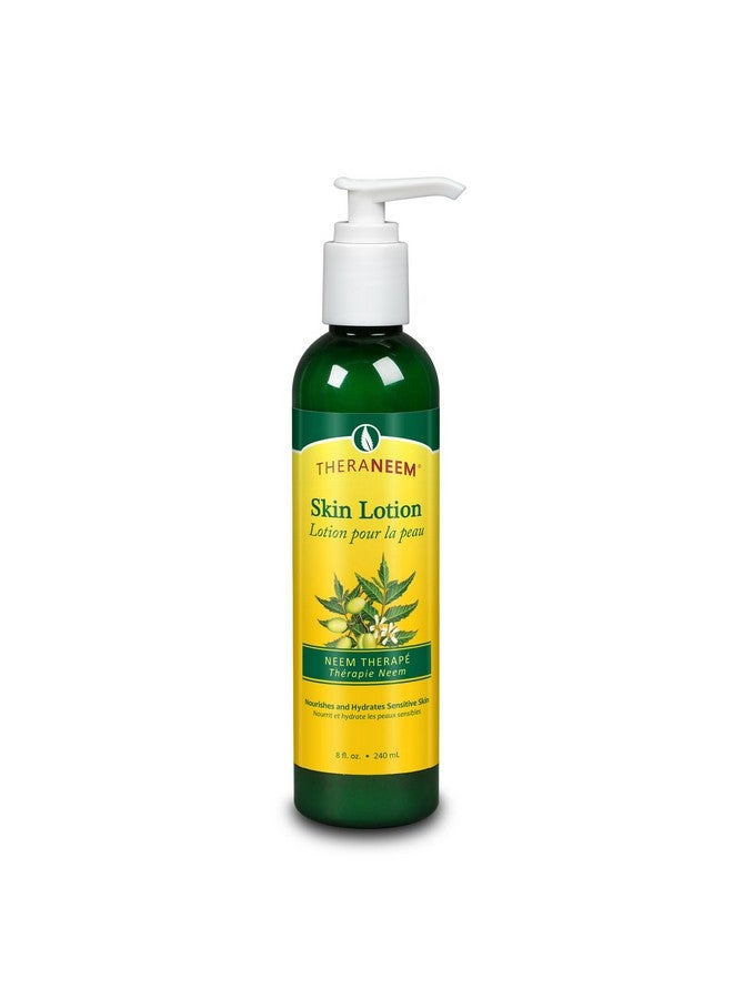 thera neem TheraNeem Neem Therapé Skin Lotion | Calms, Nourishes and Hydrates Dry, Sensitive Skin with Organic Neem Oil, Vegan, 8oz (8oz) - Image 1