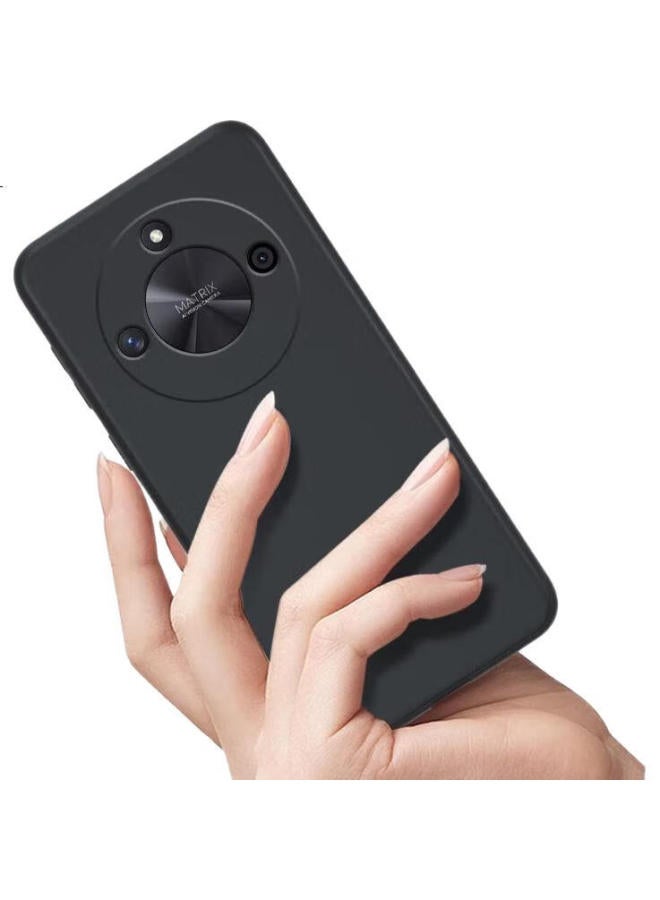 Kmaxai Protective Case For Honor X60, Ultra-thin Full Cover Lens Anti-scratch Anti-drop Tpu Soft Shell Matte Shell, Black - Image 2