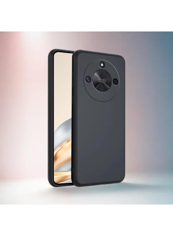 Kmaxai Protective Case For Honor X60, Ultra-thin Full Cover Lens Anti-scratch Anti-drop Tpu Soft Shell Matte Shell, Black - Image 1