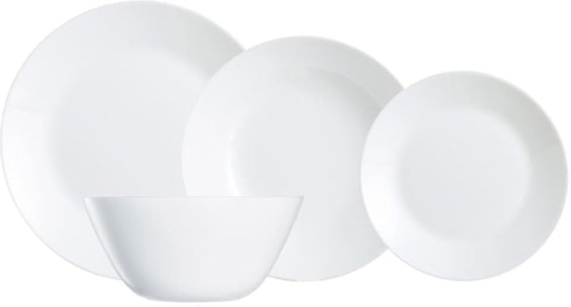 Dinner Set, 19 Pieces, White