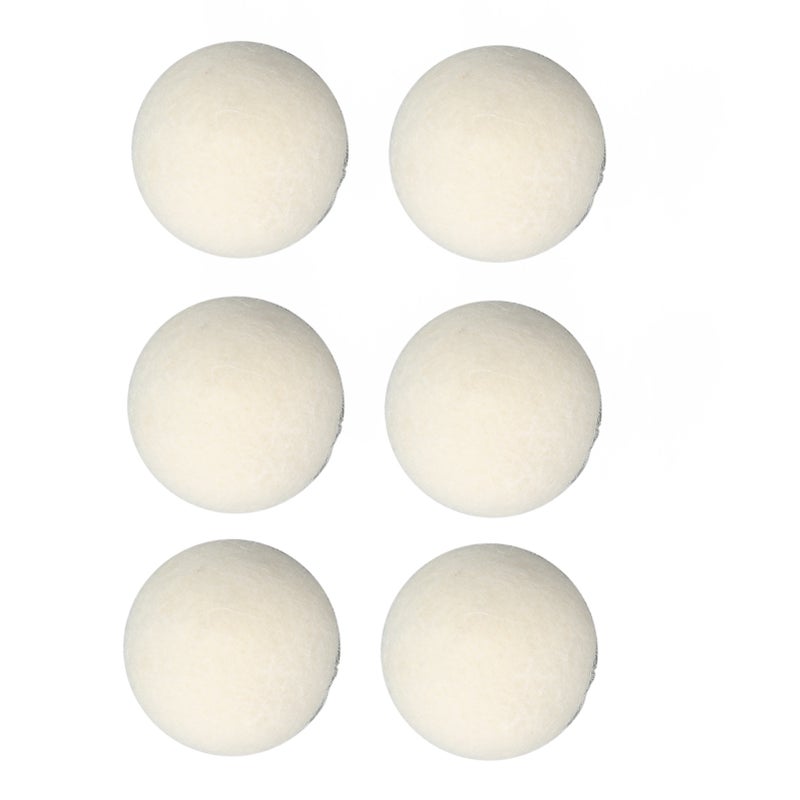 6 Pcs Wool Drying Balls High Density Adsorb Impurities Reduce Static Electricity Laundry Wool Balls 5cm/2in - Image 5