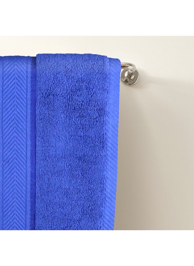 Hotel Linen Klub Hotel Linen Klub LUXURY PACK of 2 Bath Towels - 100% Cotton 650 GSM Terry Dobby Border Ring Spun - Super Soft ,Quick Dry,Highly Absorbent  Size: 70x140cm, Royal Blue  - Image 3
