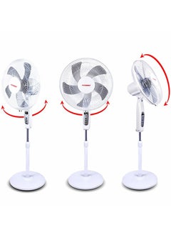 Stargold Pedestal Fan Oscillating 60W Electric Stand Fan 3 Speed Quite Cooling Fan For Indoor And Outdoor 16 Inch  - Image 3
