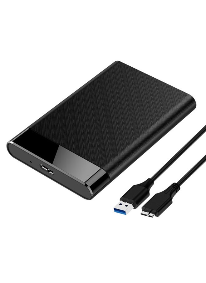 Generic 2.5inCh Sliding Cover Mobile Hard Drive Box USB3.0 Notebook Solid State SSD Hard Drive Box TPYE C Free Tool-Color:3.0 Sliding Cover Hard Drive Box  - Image 1