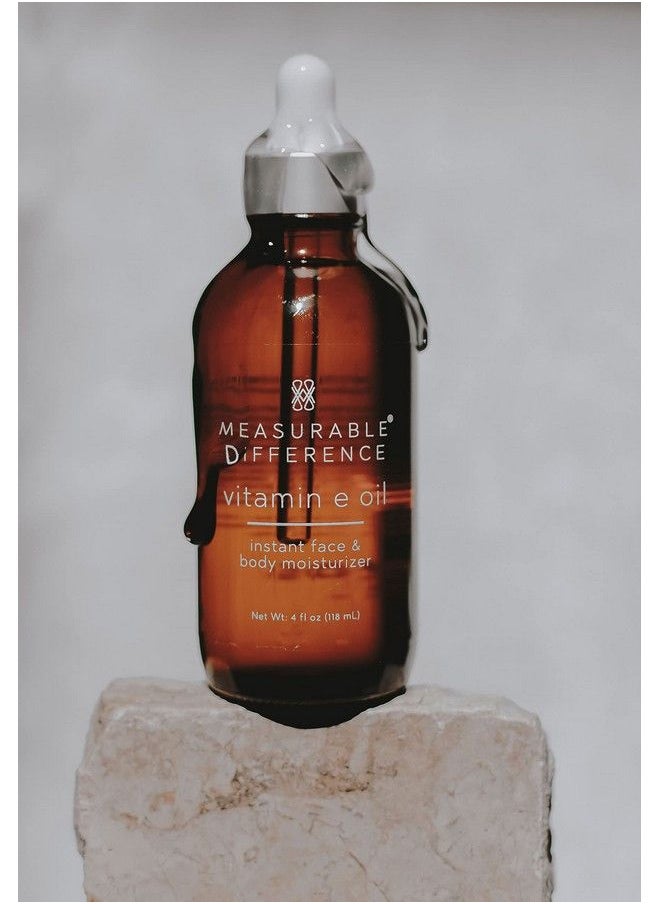 Measurable Difference - Vitamin E Oil Face & Body Moisturizer Revitalize Aging Skin Soothe And Soften | 4 Fl Oz | - Image 1