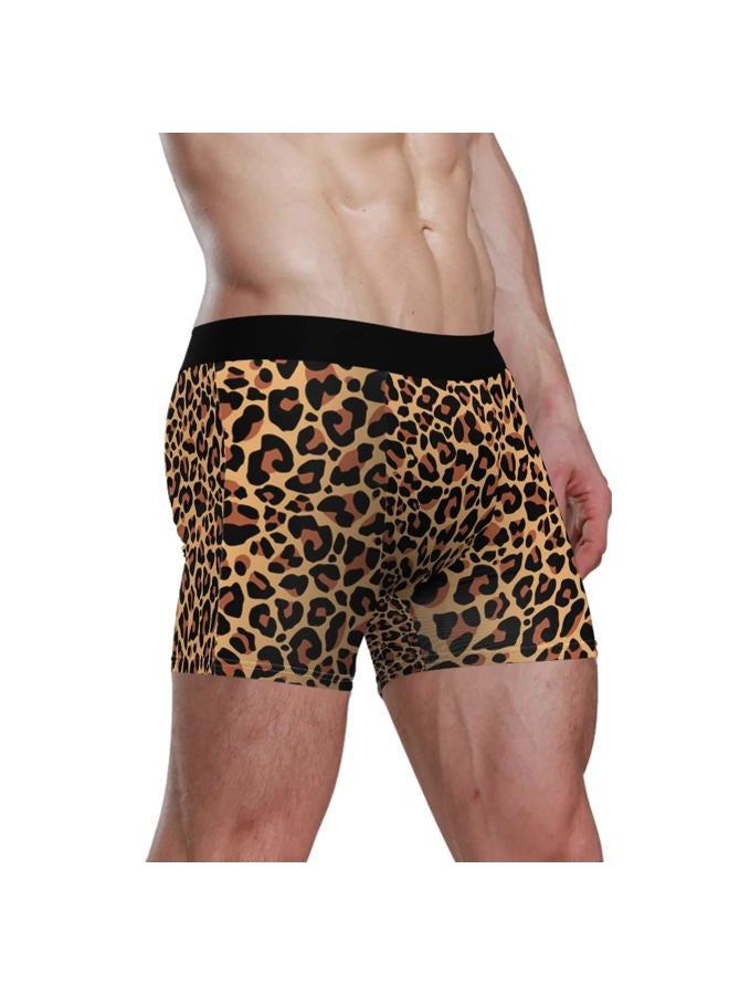 Glaphy Men's Underwear Mens Boxer Briefs Comfortable Boxer for Men, Multi-leopard, M - Image 3