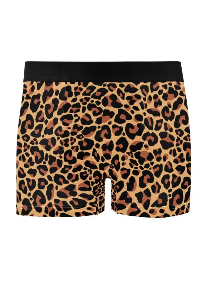 Glaphy Men's Underwear Mens Boxer Briefs Comfortable Boxer for Men, Multi-leopard, M - Image 1