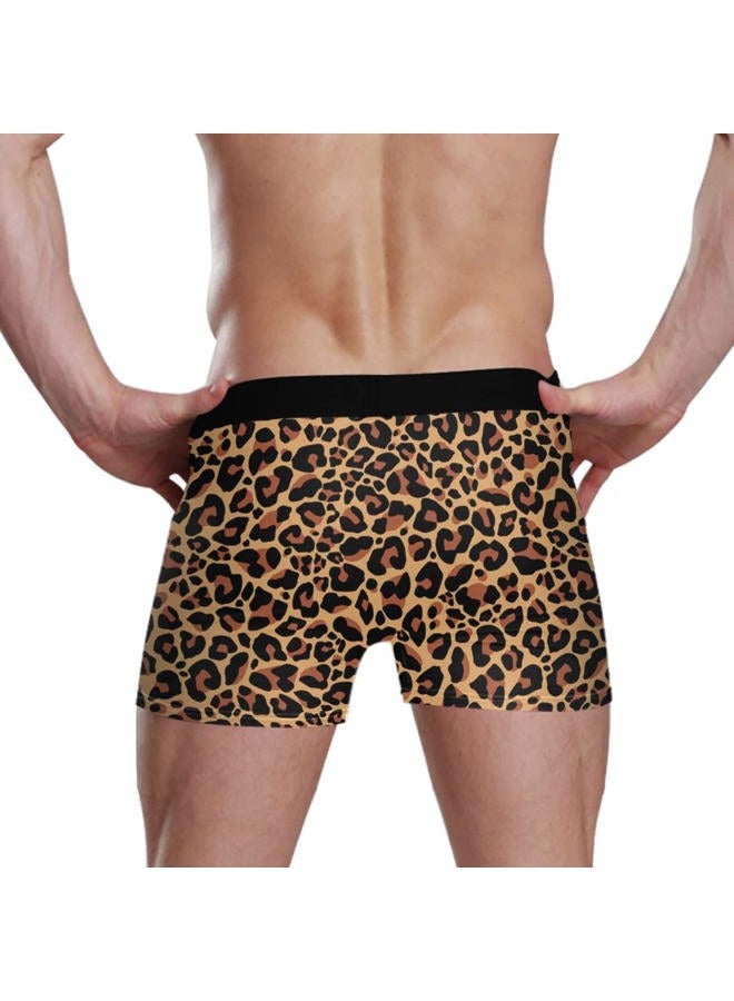 Glaphy Men's Underwear Mens Boxer Briefs Comfortable Boxer for Men, Multi-leopard, M - Image 5