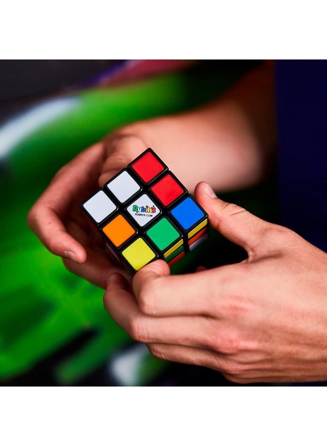 Rubik's SPIN MASTER, Cube, Original, for children aged 8+, Professional Brain Teaser with Colour Combination, Problem Solving, 3x3 Classic-New Version-6063970 - Image 5