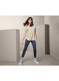 Tchibo Women Sportswear Fit Plain T-Shirt Shirt, Beige  - Image 1