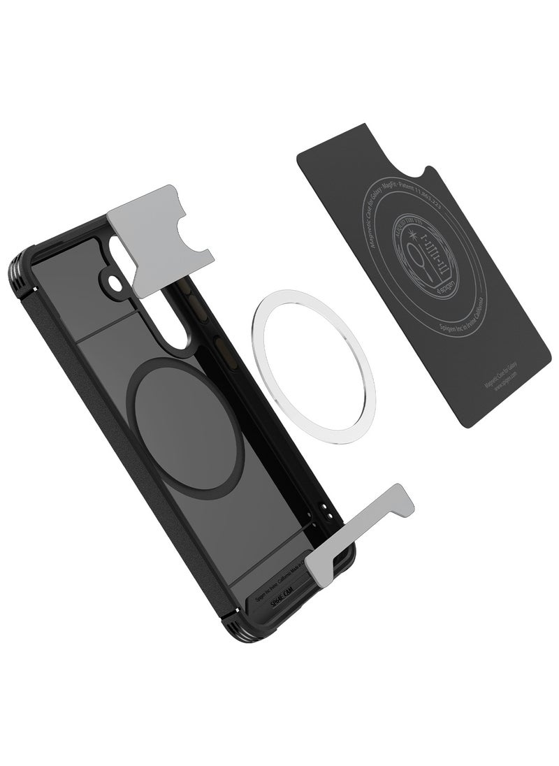 Spigen Core Armor MagFit Samsung Galaxy S25 PLUS Case Cover with Magsafe [Qi2 Certified / Magnet for Galaxy] (2025) - Matte Black  - Image 3