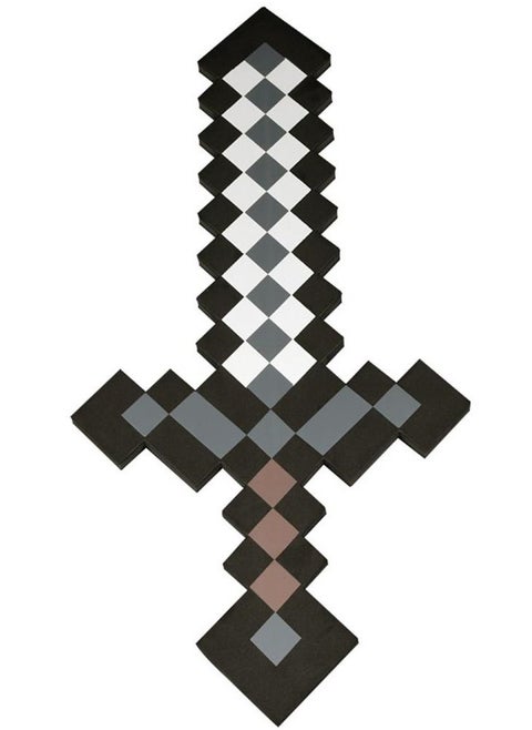 Minecraft flint sword, camouflage play toy, foam toy, 60.5 cm