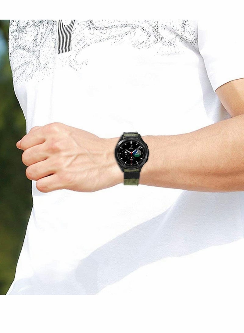 Excefore 20mm Nylon Strap Compatible for Samsung Galaxy Watch 4 40mm 44mm/ for Galaxy Watch 4 for Classic 42mm 46mm  - Image 5