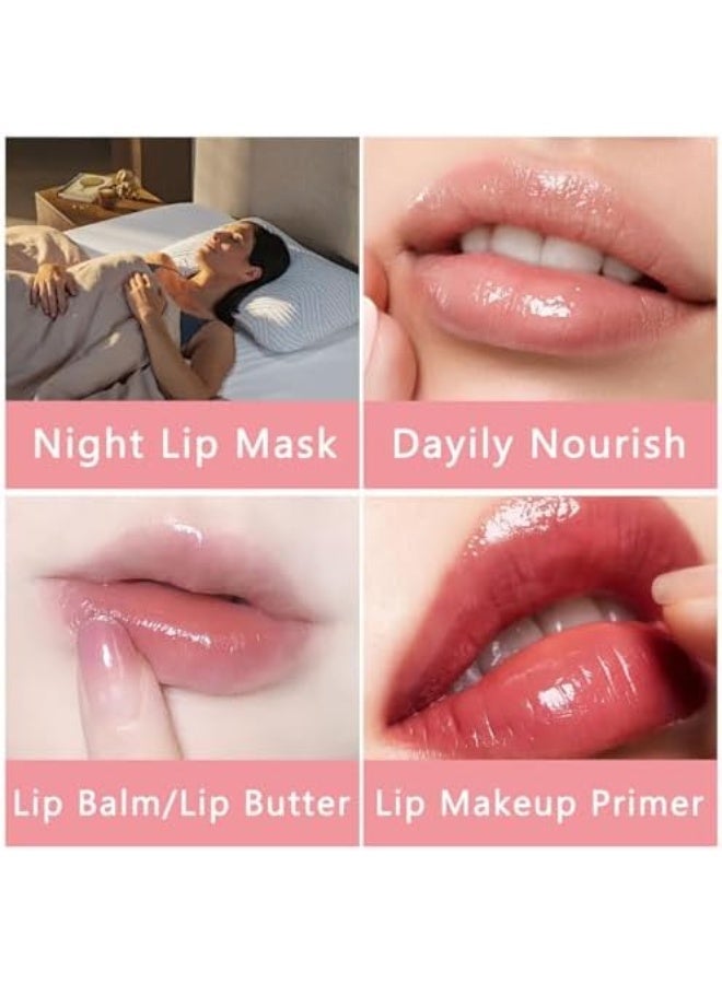 OCHEAL Lip Gloss for Women, Hydrating Tinted Lip Balm, Natural Glossy Sheer Lip Stain, Lightweight, Plumping, Non Sticky, Long-Lasting, Anti-Wrinkle Lip Butter, Cruelty-Free & Vegan - Image 3