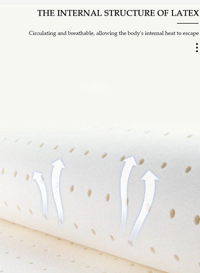 DUNISO Reading Pillow, Large Bed Rest Pillow with Detachable Neck Roll,Backrest with Arms，Pockets and Washable Cover, for Sitting in Bed or Couch-Backrest Reading Pillow Adult Back Pillows for Reading,Watching TV,Gaming,Relaxing - Image 5