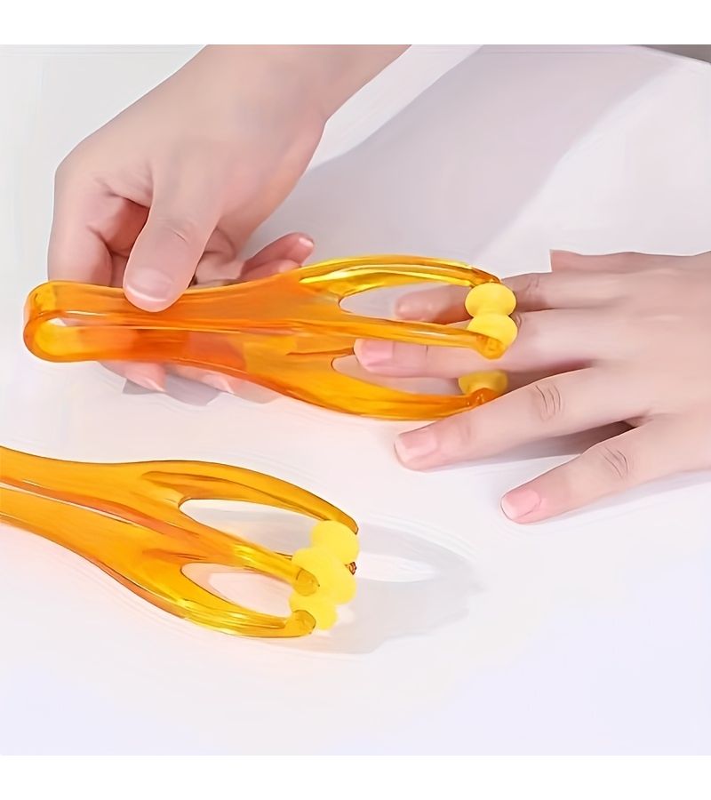 موديل 01 مدلك الأصابع أداة بلاستيكية محمولة مريحة للمساعدة على الاسترخاء - Image 1