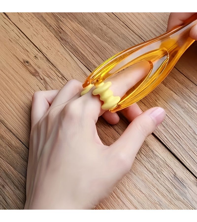 موديل 01 مدلك الأصابع أداة بلاستيكية محمولة مريحة للمساعدة على الاسترخاء - Image 2