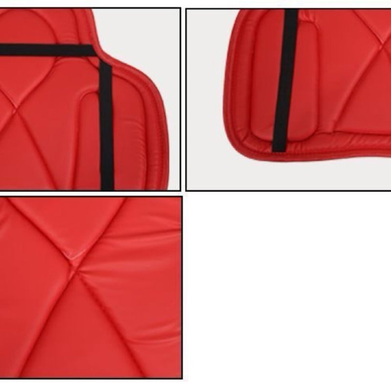 YUZHANGHE Christmas Saddle Tush Cushion Western Long Saddle Pad Horse Riding Seat Saddle Cushion PadRed - Image 3