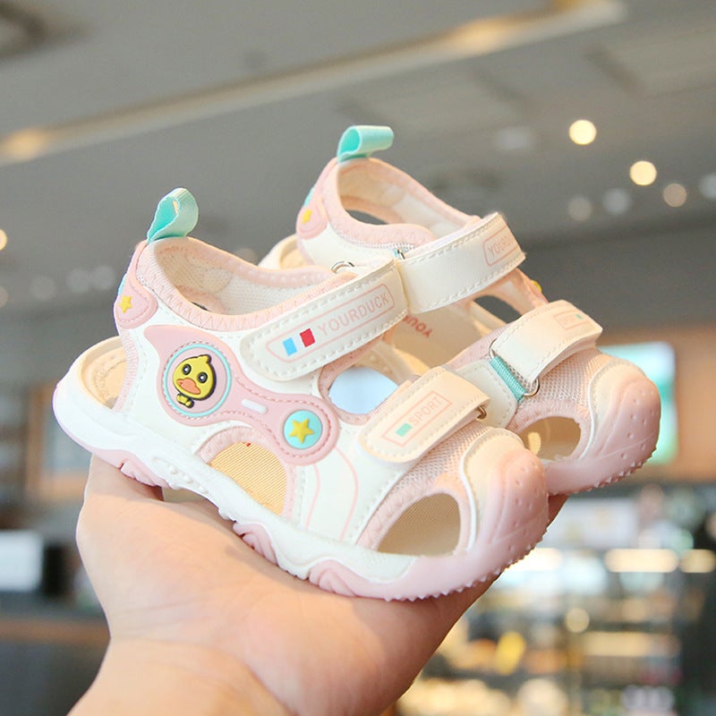 Sandals For Boys And Girls, Sports Shoes, Baby Sandals, Kindergarten Shoes, Soft Soles, Breathable Sandals For Small And Medium-Sized Children - Image 1
