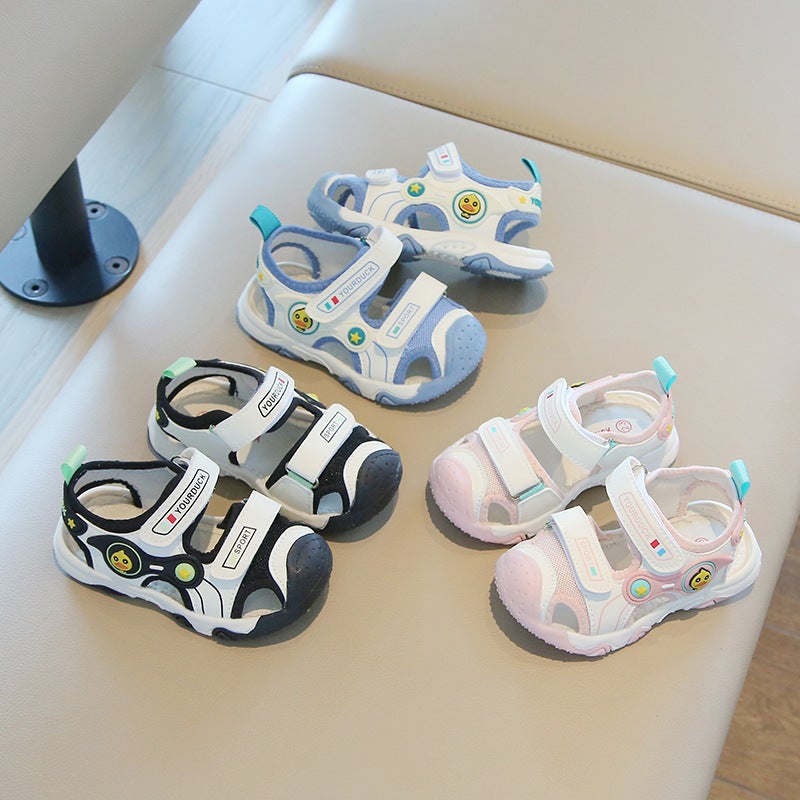 Sandals For Boys And Girls, Sports Shoes, Baby Sandals, Kindergarten Shoes, Soft Soles, Breathable Sandals For Small And Medium-Sized Children - Image 3