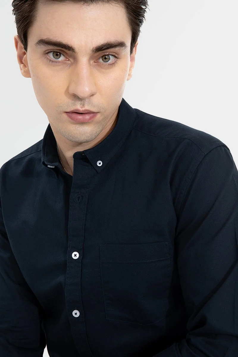 SNITCH Soft-Hue Navy Shirt