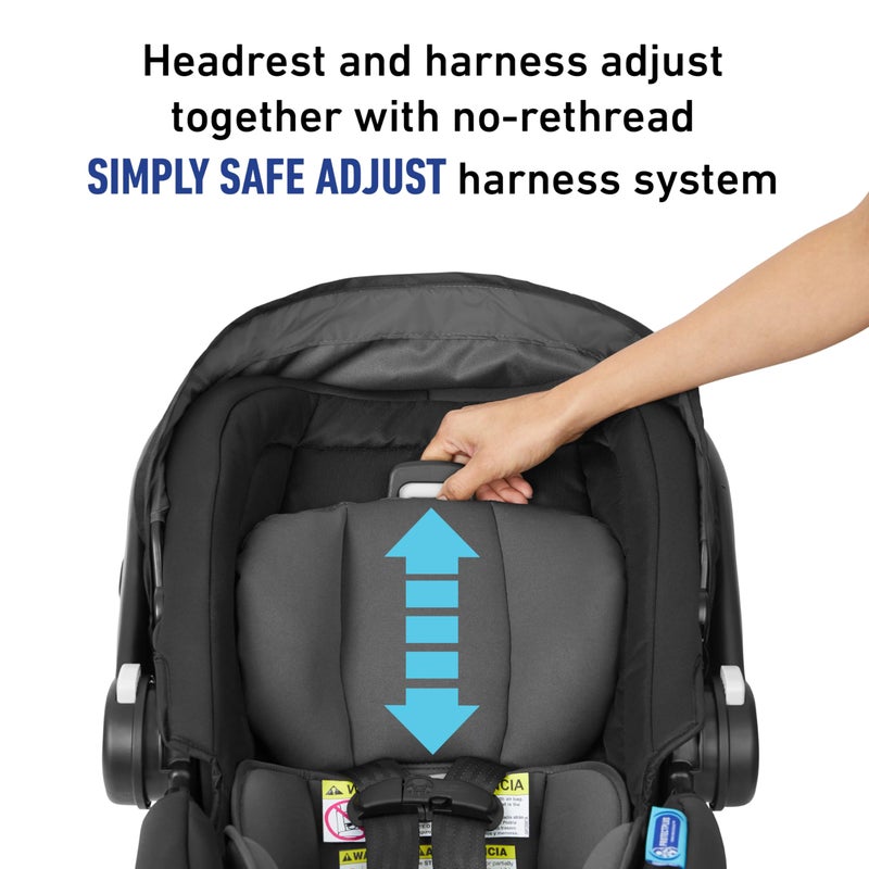 Graco SnugRide SnugFit Infant Car Seat, Baby Car Seat with Anti Rebound Bar for Extra Safety, No-Rethread Harness, LATCH Equipped Carseat, Baby Essentials, Gift for New Parents, Gotham - Image 4