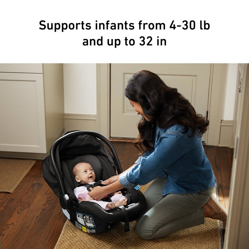Graco SnugRide SnugFit Infant Car Seat, Baby Car Seat with Anti Rebound Bar for Extra Safety, No-Rethread Harness, LATCH Equipped Carseat, Baby Essentials, Gift for New Parents, Gotham - Image 2
