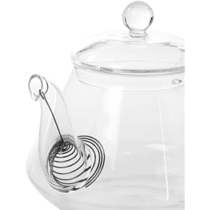 تيلاند شاي أولونغ أخضر أسود عشبي متين من الفولاذ المقاوم للصدأ مع زنبرك كبير لنقع أوراق الشاي السائبة 9 × 4 سم - Image 3