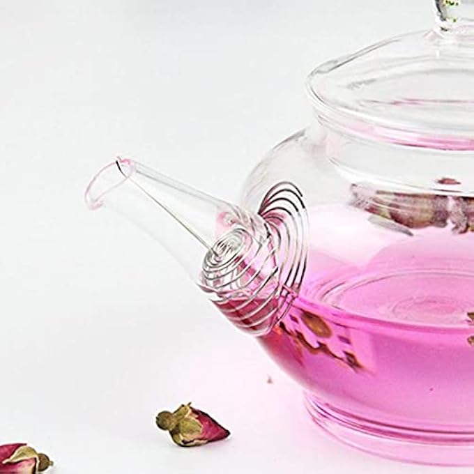 تيلاند شاي أولونغ أخضر أسود عشبي متين من الفولاذ المقاوم للصدأ مع زنبرك كبير لنقع أوراق الشاي السائبة 9 × 4 سم - Image 4